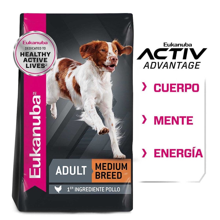 Perro Eukanuba Alimento Seco | Alimento Para Perro Adulto Mantenimiento Razas Medianas Medium Breed Eukanuba