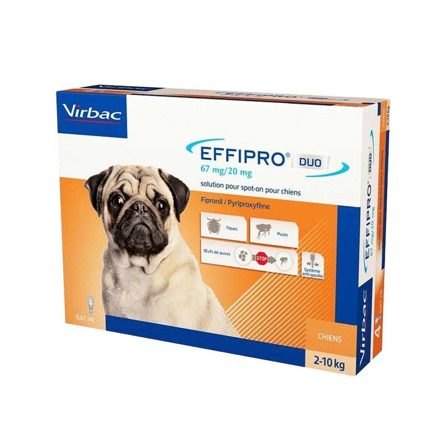 Perro Virbac Antipulgas Y Desparasitantes | Antiparasitario Externo Effipro Duo Para Perro Virbac