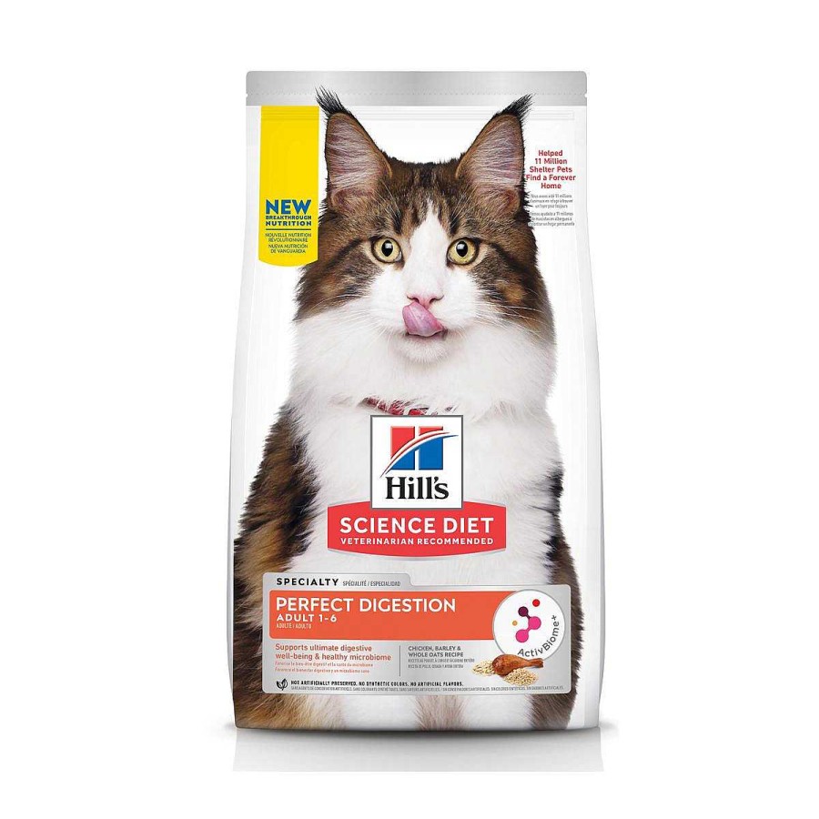 Gato Hill's Science Diet Alimento Seco | Alimento Para Gato Adulto Perfect Digestion Hill'S Science Diet