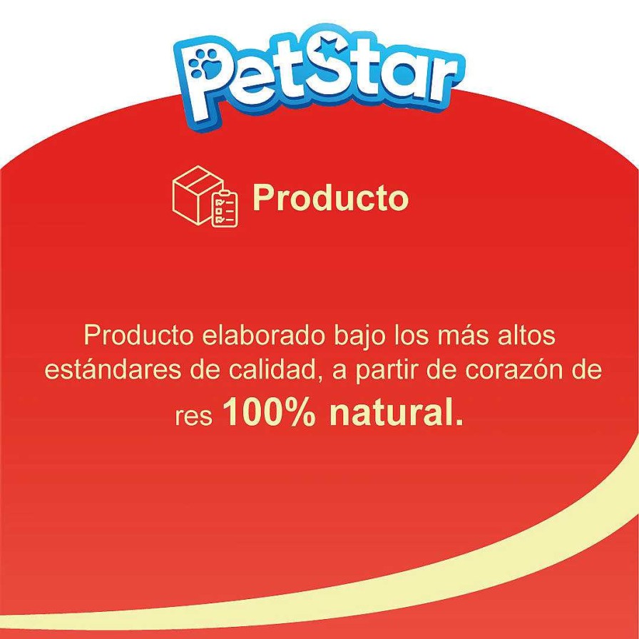 Perro Petstar Naturales | Premios Beefy Heart Chips True Bites