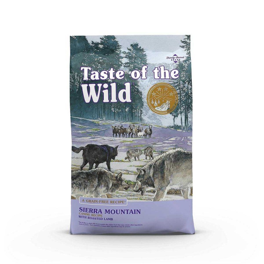 Perro Taste of the Wild Alimento Seco | Alimento Para Perro Adulto Todas Las Razas Taste Of The Wild Cordero Asado (Sierra Mountain Canine)