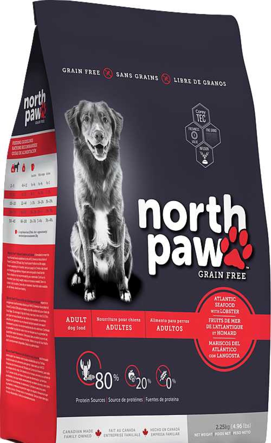 Perro North Paw Alimento Seco | Alimento Para Perro North Paw Atlantic Seafood