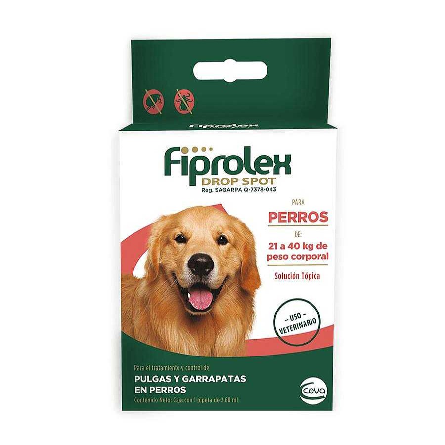 Perro Fiprolex Antipulgas Y Desparasitantes | Pipeta Fiprolex Drop Spot Antipulgas Y Garrapatas