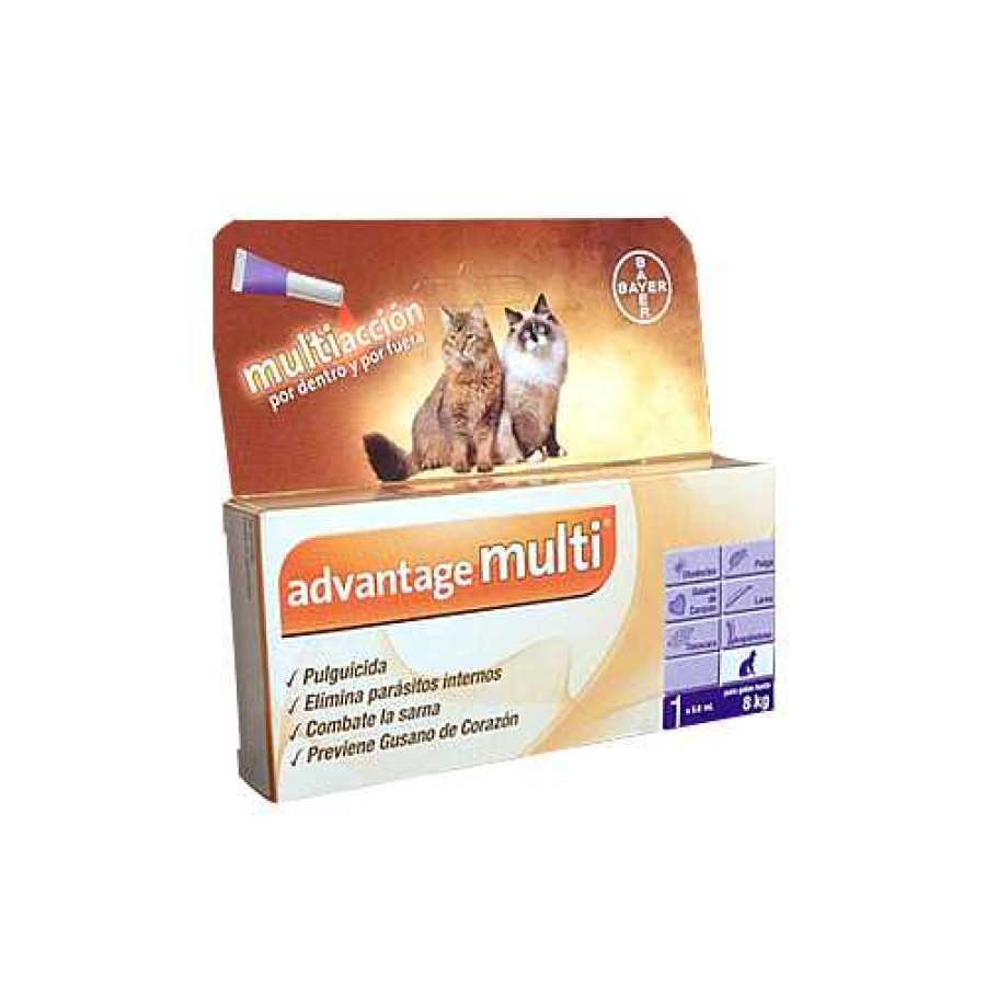 Gato Bayer Antipulgas Y Desparasitantes | Pipeta Antipulgas Advantage Multi Para Gato