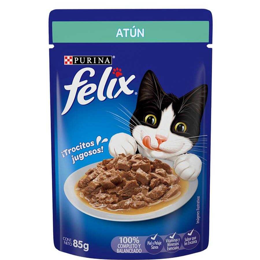 Gato Felix Alimento H Medo | Alimento H Medo Para Gato Adulto Purina Felix At N Salsa 24 Pouches