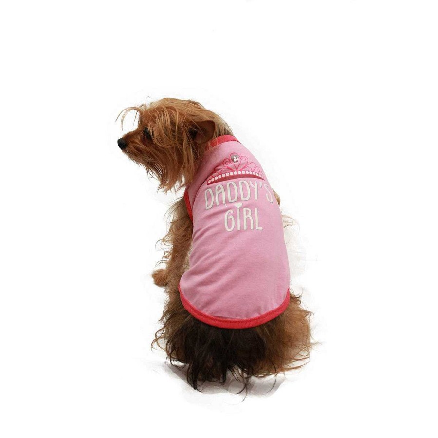 Perro Pet Pals Boutique Ropa | Playera Estampada "Daddy'S Girl" By Pet Pals