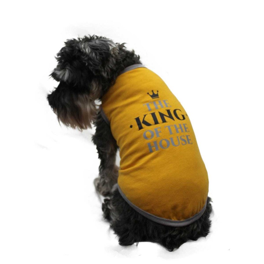 Perro Pet Pals Boutique Ropa | Playera Estampada "King Of The House" By Pet Pals