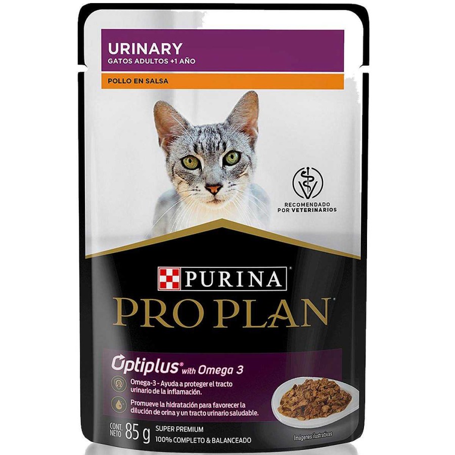 Gato Pro Plan Alimento H Medo | Alimento H Medo En Sobre Para Gato Adulto Purina Pro Plan Urinary Pollo En Salsa Caja Con 12 Piezas