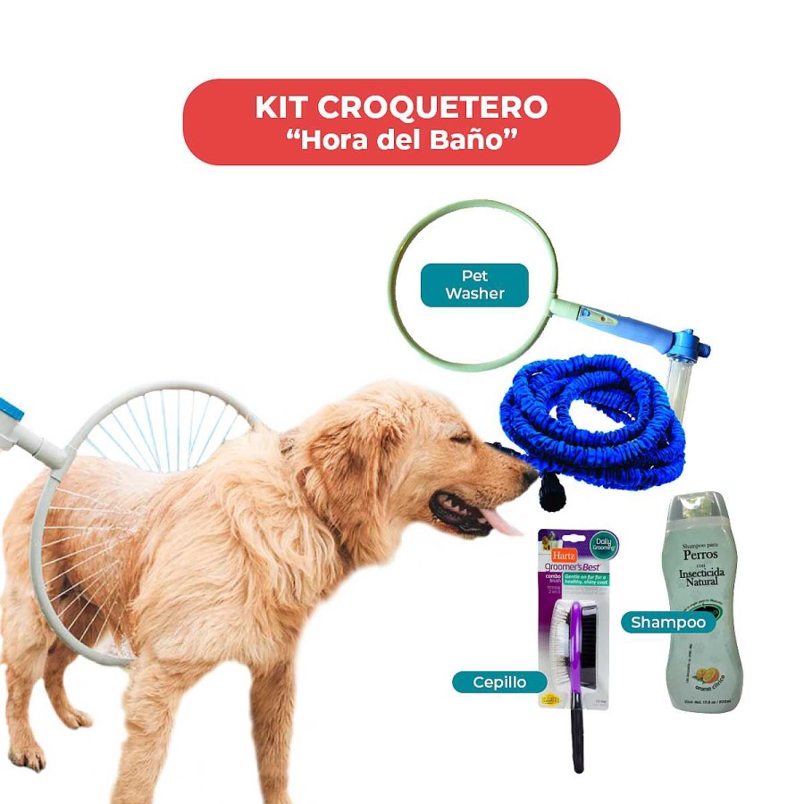 Perro Croquetero Limpieza | Kit Para Perro Hora Del Ba O Croquetero