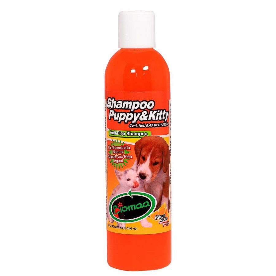 Perro Biomaa Est Tica | Shampoo Antipulgas Para Puppy & Kitty