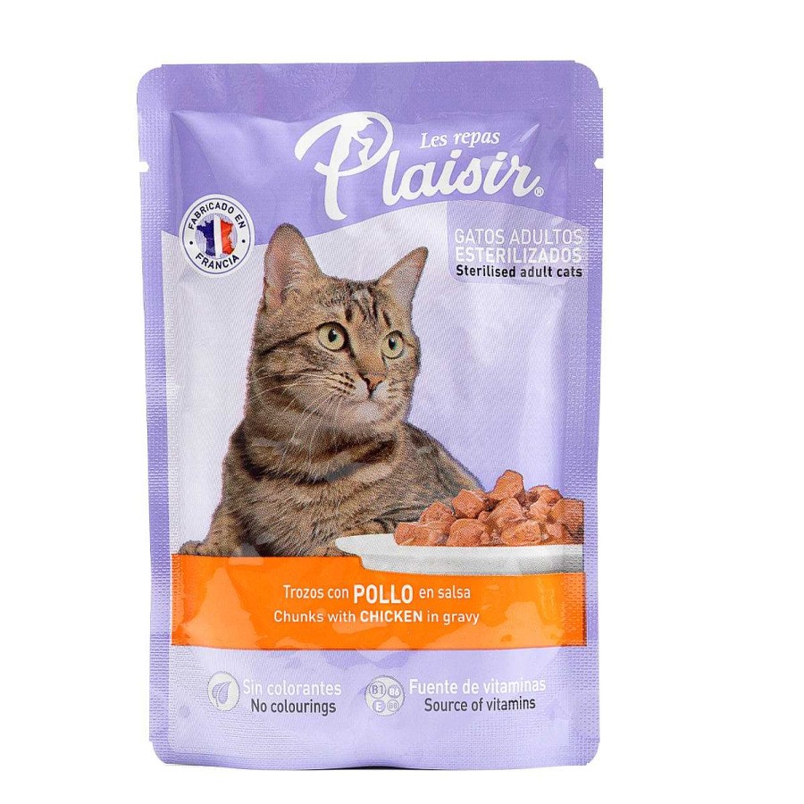 Gato Les Repas Plaisir Alimento H Medo | Alimento H Medo Para Gato Adulto Les Repas Plaisir Pollo En Salsa Pouch 100G