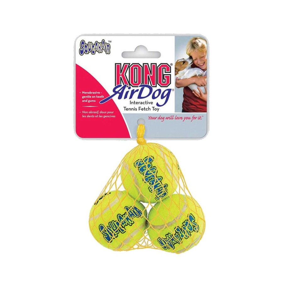 Perro Kong Pelotas | Pelota De Tennis Para Perro Air Dog Kong Con 3 Piezas