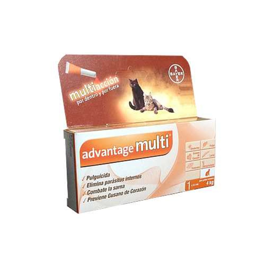 Gato Bayer Antipulgas Y Desparasitantes | Pipeta Antipulgas Advantage Multi Para Gato