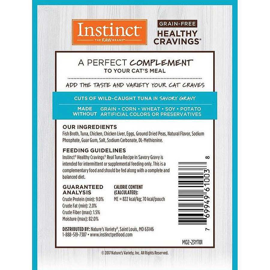 Gato Instinct Alimento H Medo | Alimento En Sobre Instinct Healthy Cravings De At N Para Gato 3X2