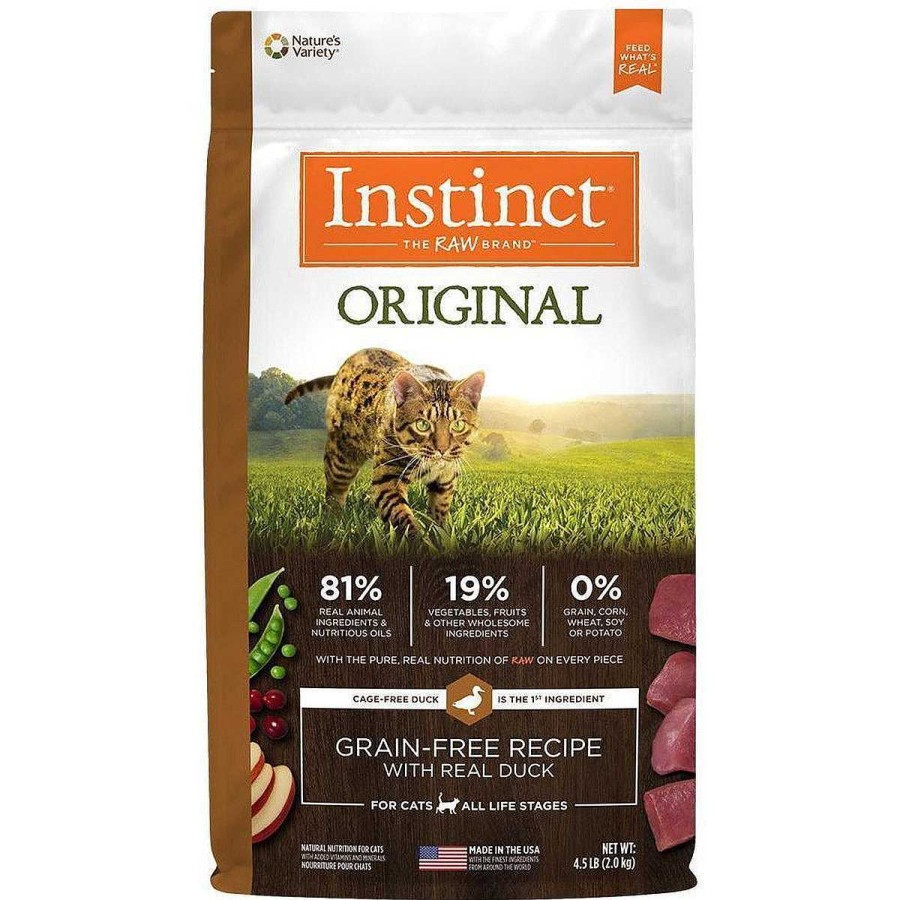 Gato Instinct Alimento Seco | Alimento Para Gato Nature'S Variety Instinct Pato