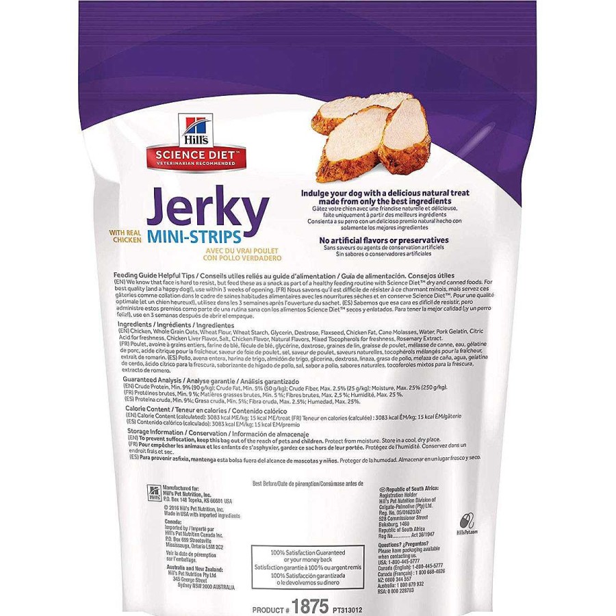 Perro Hill's Science Diet Naturales | Premios Jerky Snack Pollo Para Perro Adulto Y Cachorro Hill'S Science Diet 200 G