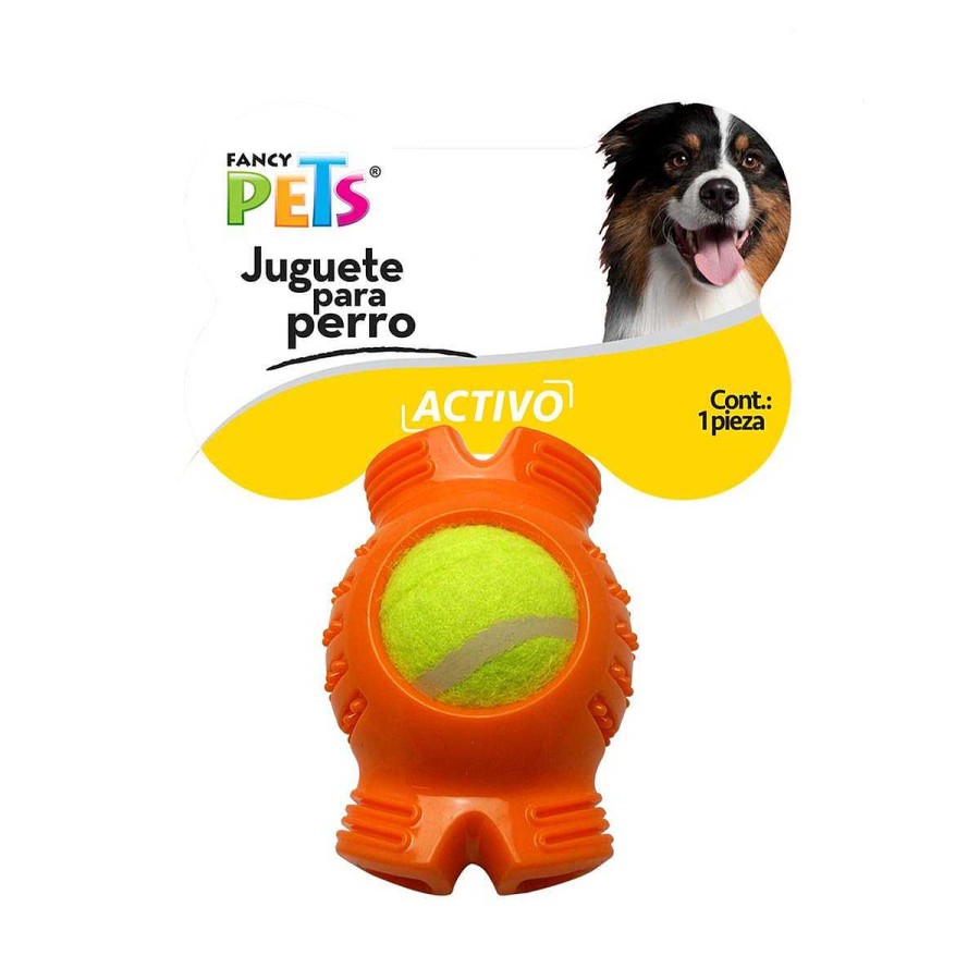 Perro Fancy Pets Pelotas | Juguete Hueso Con Pelota De Tenis Fancy Pets