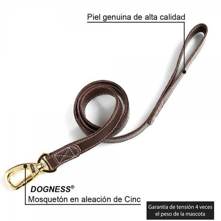 Perro Dogness Collares Y Correas | Correa Luxury Piel Dogness