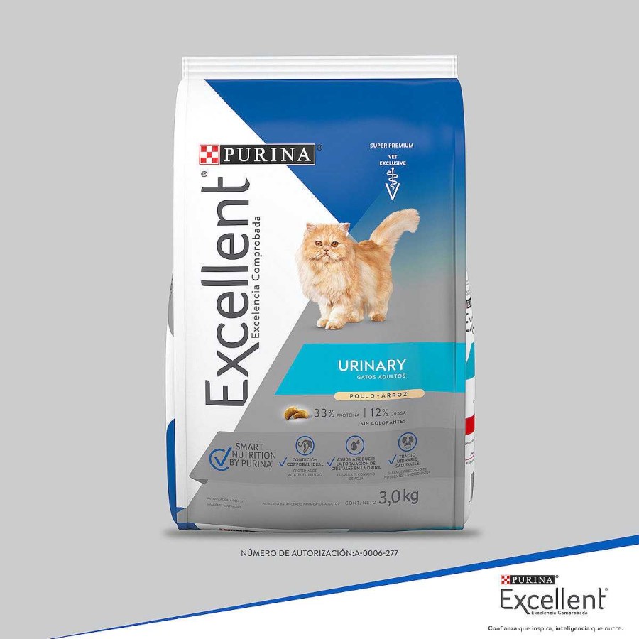 Gato Excellent Alimento Seco | Alimento Para Gato Adulto Urinary Purina Excellent