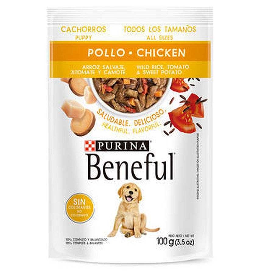 Perro Beneful Alimento H Medo | Alimento H Medo Para Cachorro Todas Las Razas Purina Beneful Con Pollo Y Arroz 20 Pouches De 100Gr