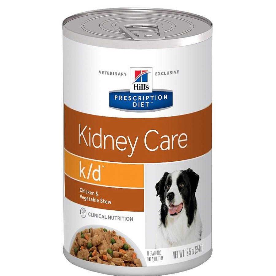 Perro Hill's Prescription Diet Alimento H Medo | Alimento H Medo En Lata Para Perro Adulto K/D Estofado De Tiras De Pollo Y Vegetales Hill'S Prescription Diet 370 G (Individual)