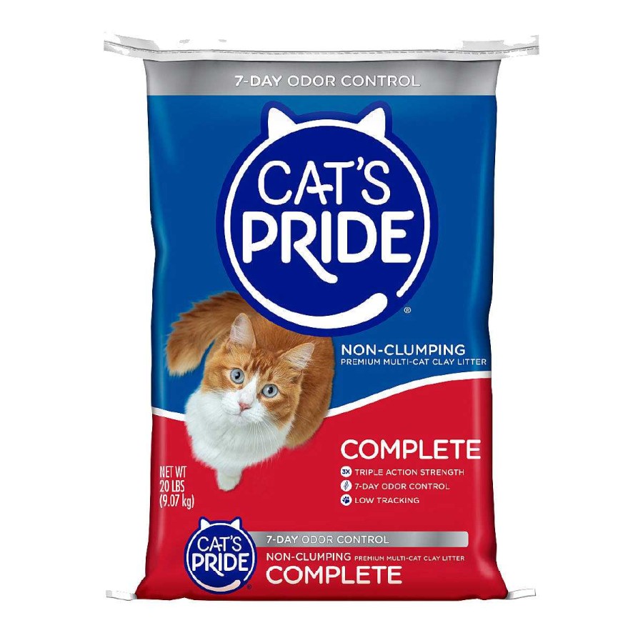 Gato Cats Pride Limpieza | Arena De Arcilla Para Gatos Con Triple Acci N Cats Pride 9.10 Kg