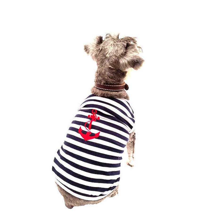 Perro Pet Pals Boutique Ropa | Nautical T-Shirt By Pet Pals