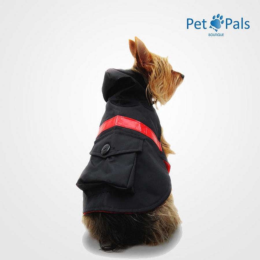 Perro Pet Pals Boutique Ropa | Impermeable Reflejante Con Bolsa Pet Pals