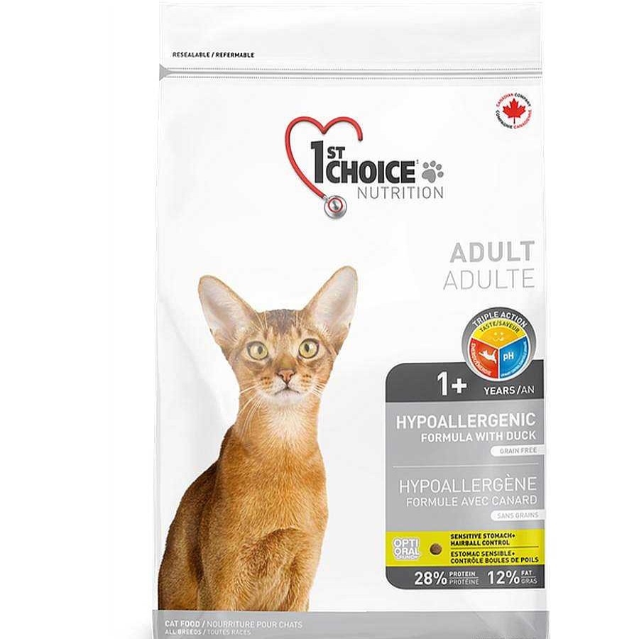 Gato 1st Choice Alimento Seco | Alimento Cat Adult Hypo Duck Grain Free 1St Choice