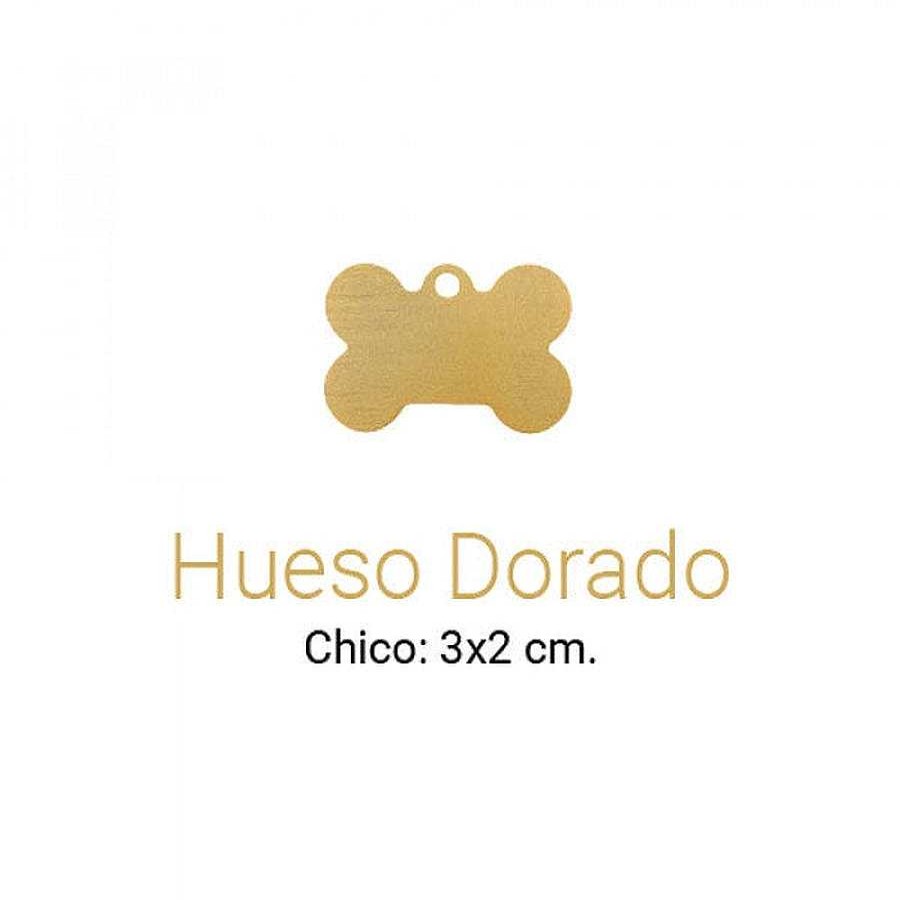 Perro Croquetero Collares Y Correas | Placa De Identificaci N Grabable Para Perro Hueso