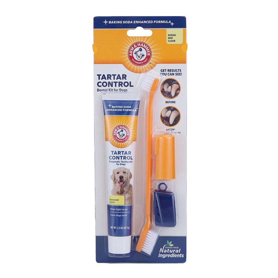 Perro Arm and Hammer Salud Dental | Kit Pasta Dental Para Perro Elimina Sarro Arm And Hammer