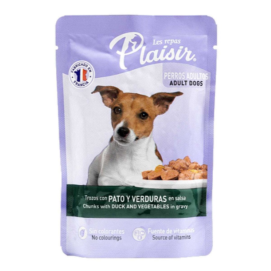 Perro Les Repas Plaisir Alimento H Medo | Alimento H Medo Para Perro Adulto Les Repas Plaisir Pato Y Verduras En Salsa Pouch 100G