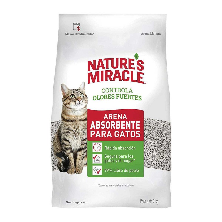 Gato Natures Miracle Limpieza | Arena Absorbente Para Gatos