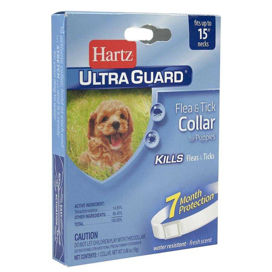 Perro Hartz Antipulgas Y Desparasitantes | Collar Antipulgas 2 En 1 Protecci N Para Cachorros