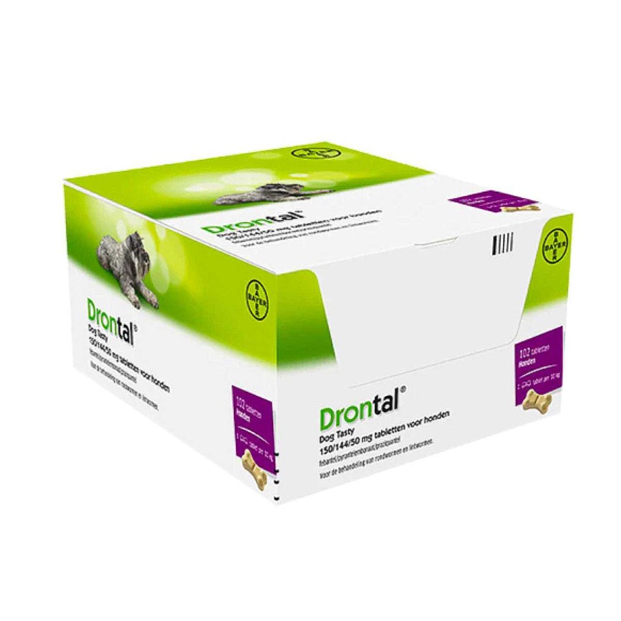 Perro Bayer Antipulgas Y Desparasitantes | Drontal Plus Flavour Adulto Bayer