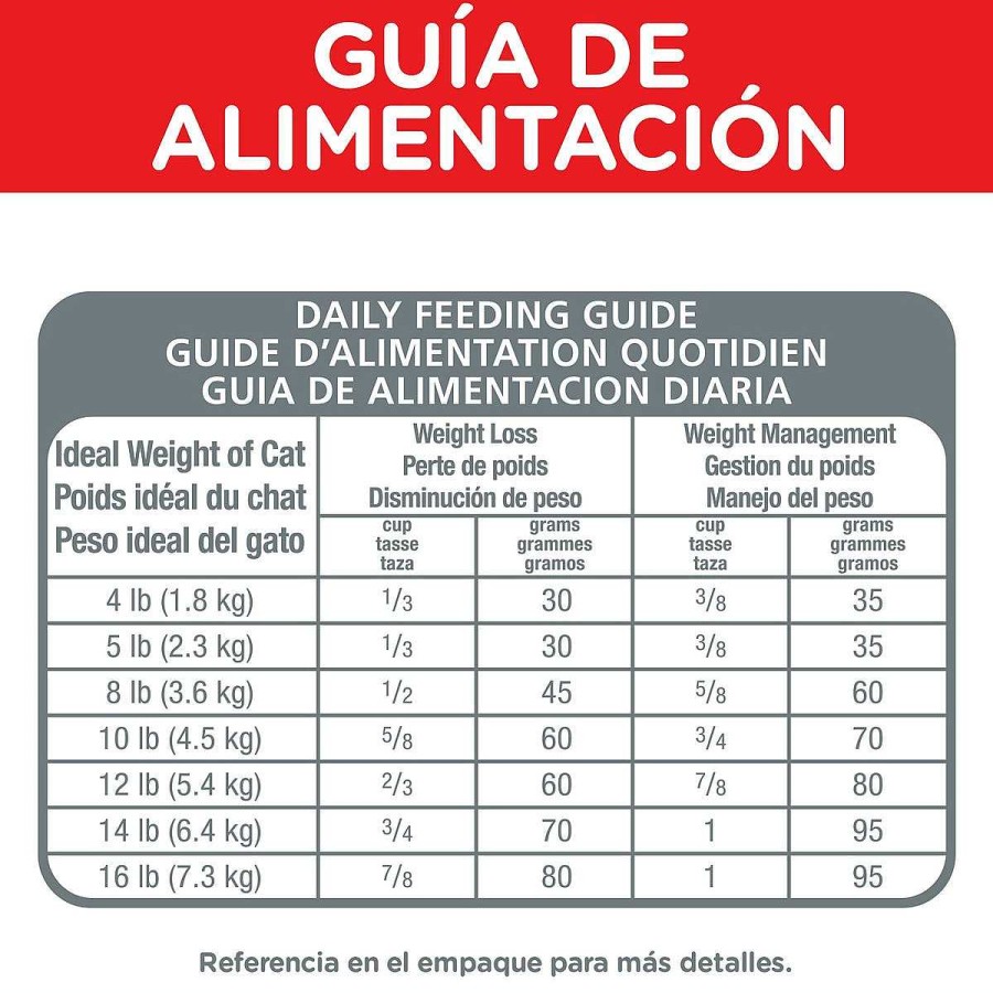 Gato Hill's Science Diet Alimento Seco | Alimento Para Gato Adulto Light Adulto Hill'S Science Diet