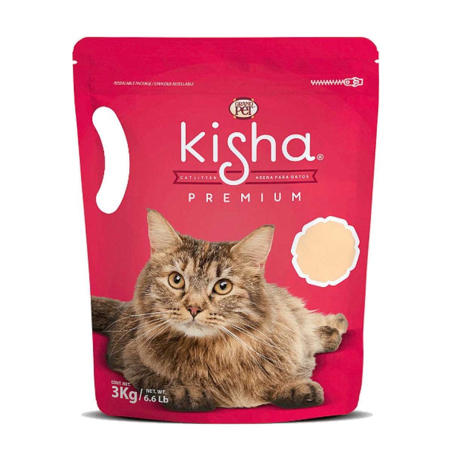 Gato GrandPet Kisha Limpieza | Arena Premium Para Gato Grandpet Kisha