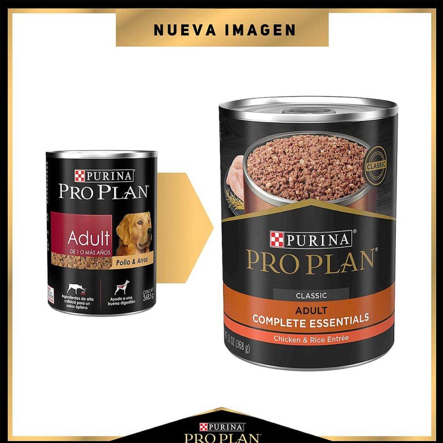 Perro Pro Plan Alimento H Medo | Alimento H Medo En Lata Para Perro Adulto Pollo Y Arroz Purina Pro Plan 368 G (Individual)