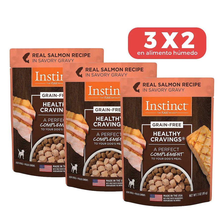 Perro Instinct Alimento H Medo | Alimento En Sobre Instinct Healthy Cravings De Salm N Para Perro 3X2