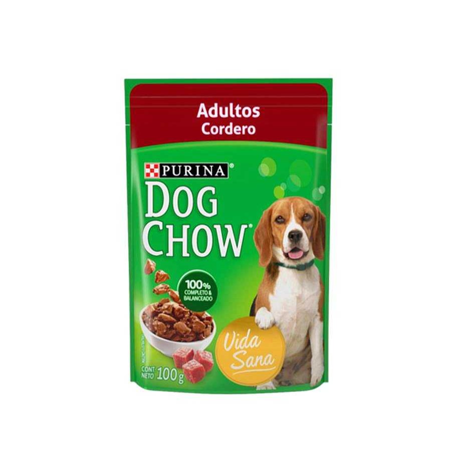 Perro Dog Chow Alimento H Medo | Alimento H Medo Para Perro Adulto Purina Dog Chow Cordero 20 Pouches De 100 Gr