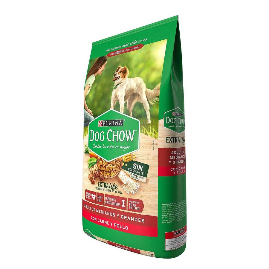 Perro Dog Chow Alimento Seco | Alimento Para Perro Adulto Razas Mediana Y Grande Purina Dog Chow Sin Colorantes 20 Kg