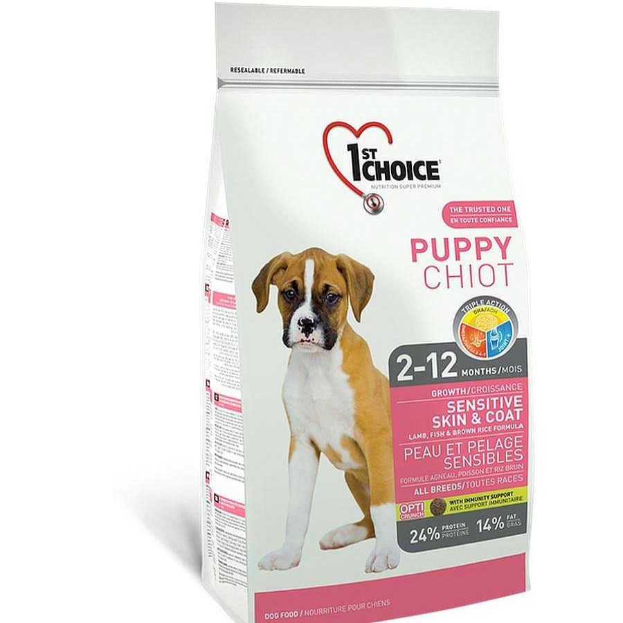 Perro 1st Choice Alimento Seco | Alimento Puppy All Breed Skin & Coat Lamb 1St Choice