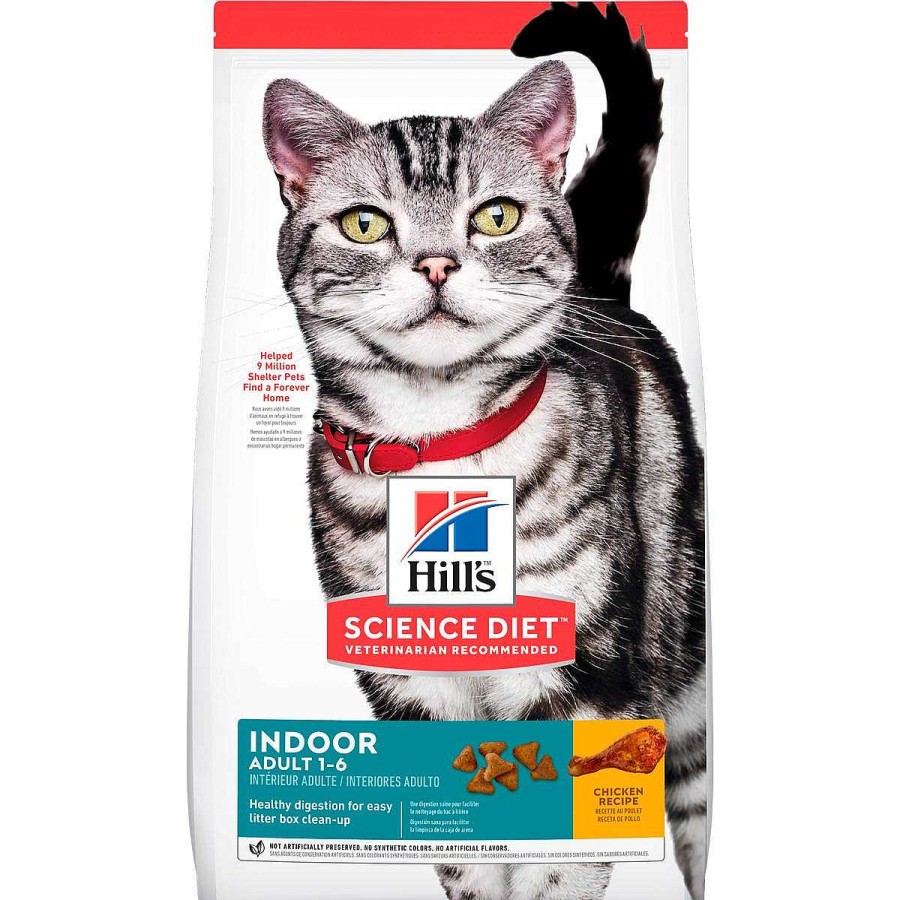 Gato Hill's Science Diet Alimento Seco | Alimento Para Gato Adulto De Interior Adulto Hill'S Science Diet