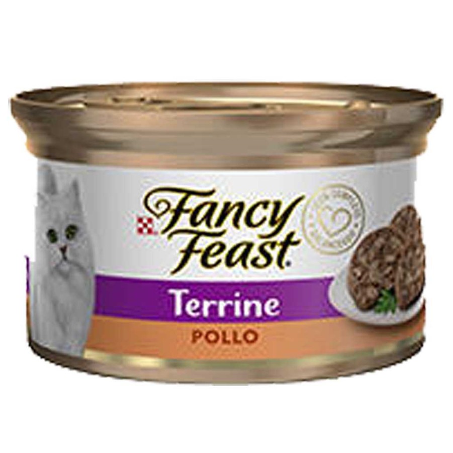 Gato Fancy Feast Alimento H Medo | Alimento Enlatado Para Gato Terrine De Pollo Fancy Feast (Individual)