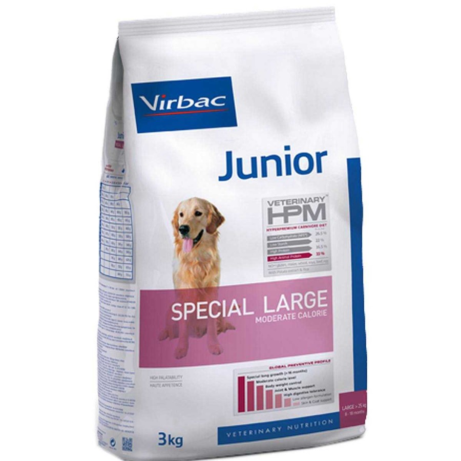 Perro Virbac Alimento Seco | Alimento Para Cachorro Razas Grandes Virbac Junior Especial Large