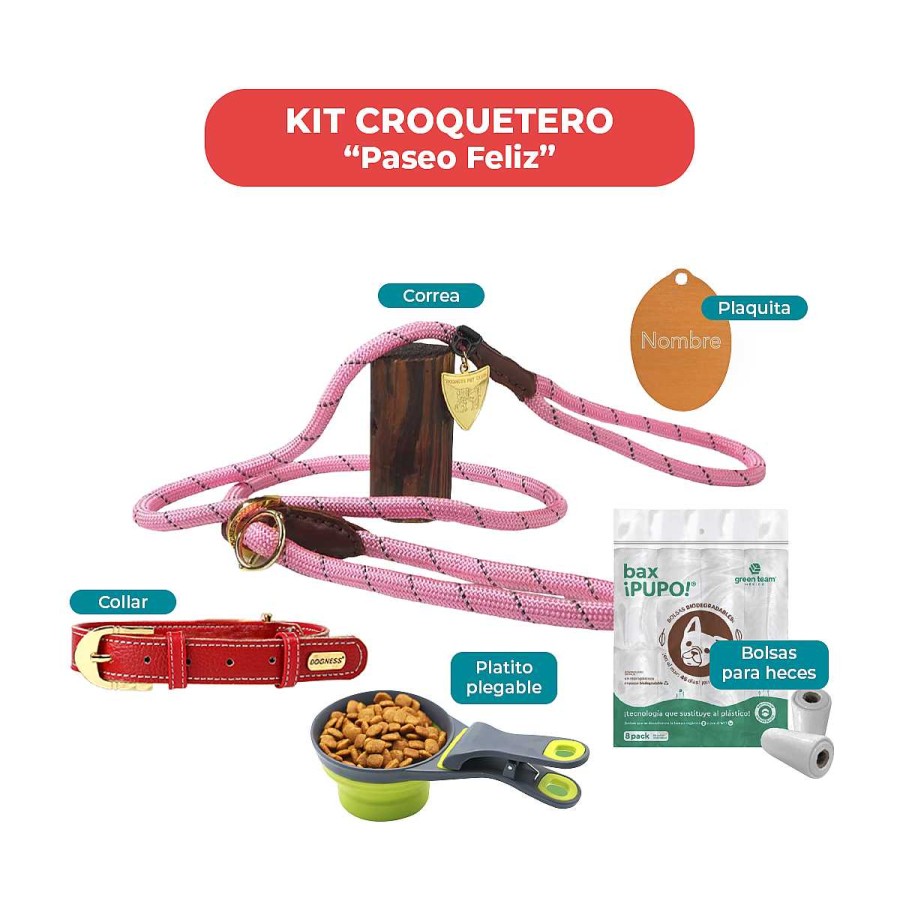 Perro Croquetero Limpieza | Kit Para Perro Paseo Feliz Croquetero