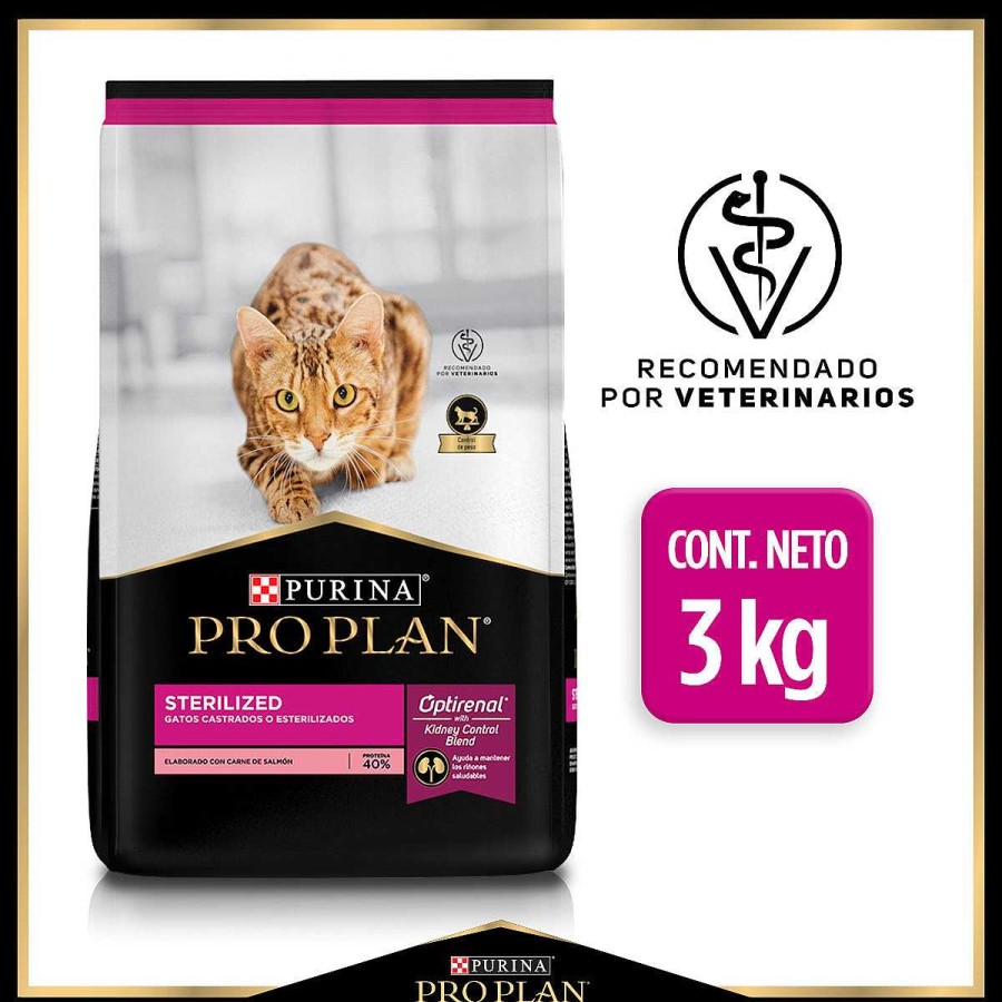 Gato Pro Plan Alimento Seco | Alimento Para Gato Adulto Sterilized (Optirenal) Purina Pro Plan