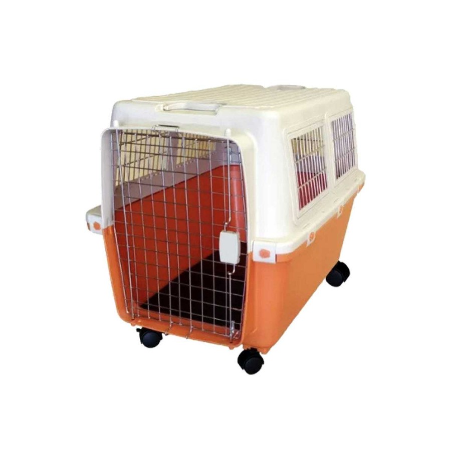 Perro Sunny pets Transportadoras Y Kennels | Transportadora Kennel Con Doble Reja Para Perro Grande