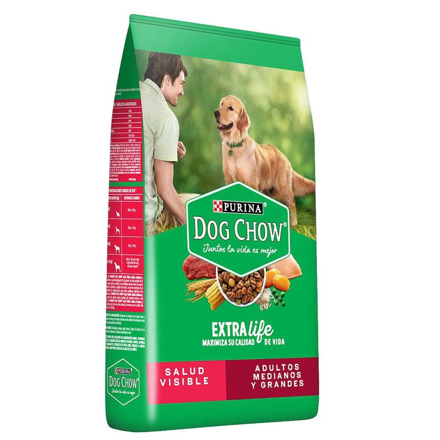 Perro Dog Chow Alimento Seco | Alimento Para Perro Adulto Razas Medianas Y Grandes Purina Dog Chow Extra Life 25 Kg