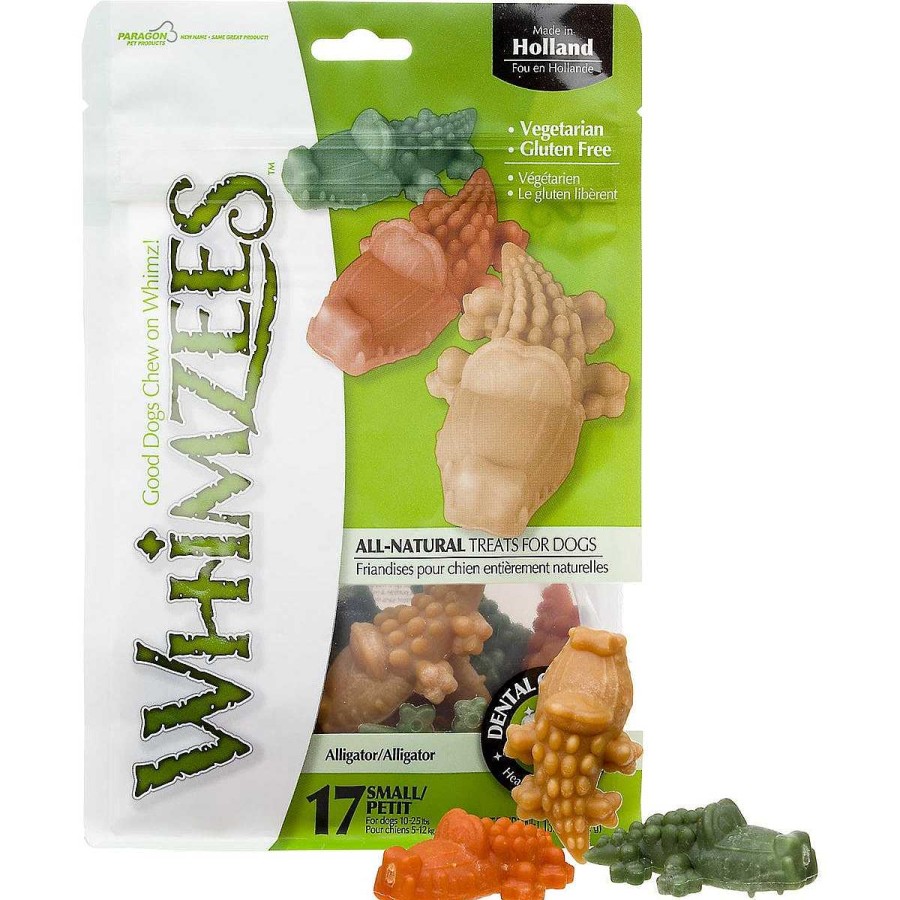 Perro Whimzees Naturales | Bolsa De Premios Whimzees Cocodrilo.